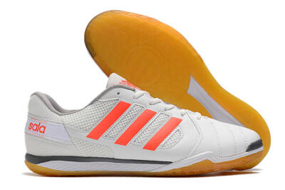 Adidas Top Sala IC Low-Tops Football Shoes - White/Red/Black