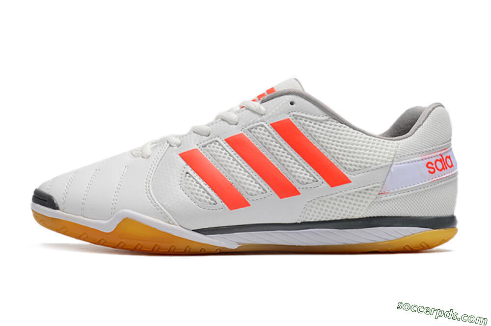 Adidas Top Sala IC Low-Tops Football Shoes - White/Red/Black 2