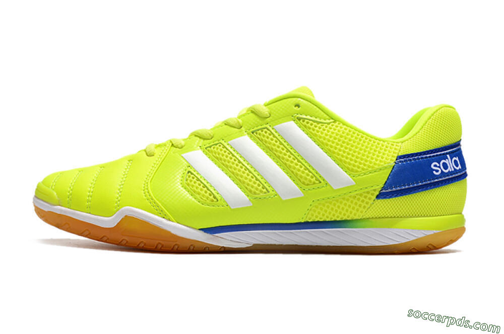 Adidas Top Sala IC Low-Tops Football Shoes - Yellow/White/Blue 2