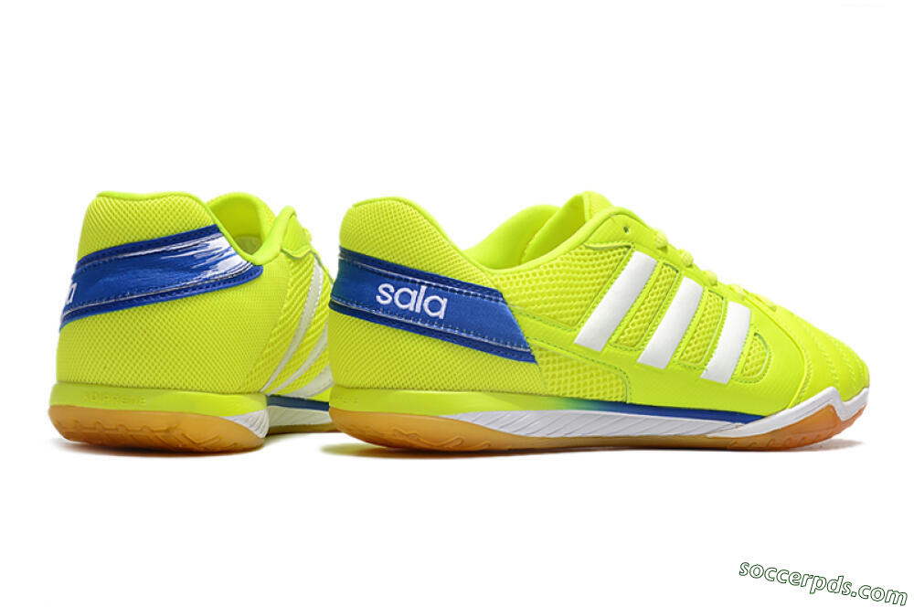 Adidas Top Sala IC Low-Tops Football Shoes - Yellow/White/Blue 6