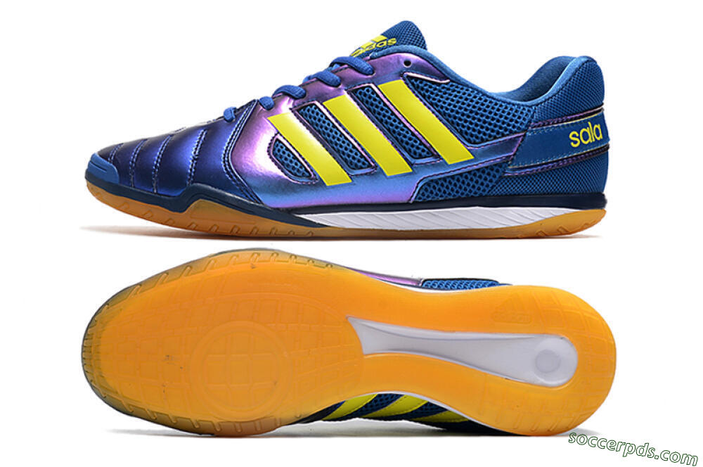 Adidas Top Sala IC Low-Tops Football Shoes - Blue/Yellow/White 0