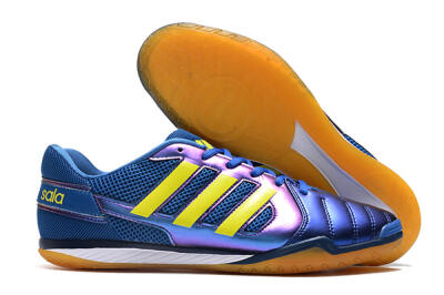 Adidas Top Sala IC Low-Tops Football Shoes - Blue/Yellow/White