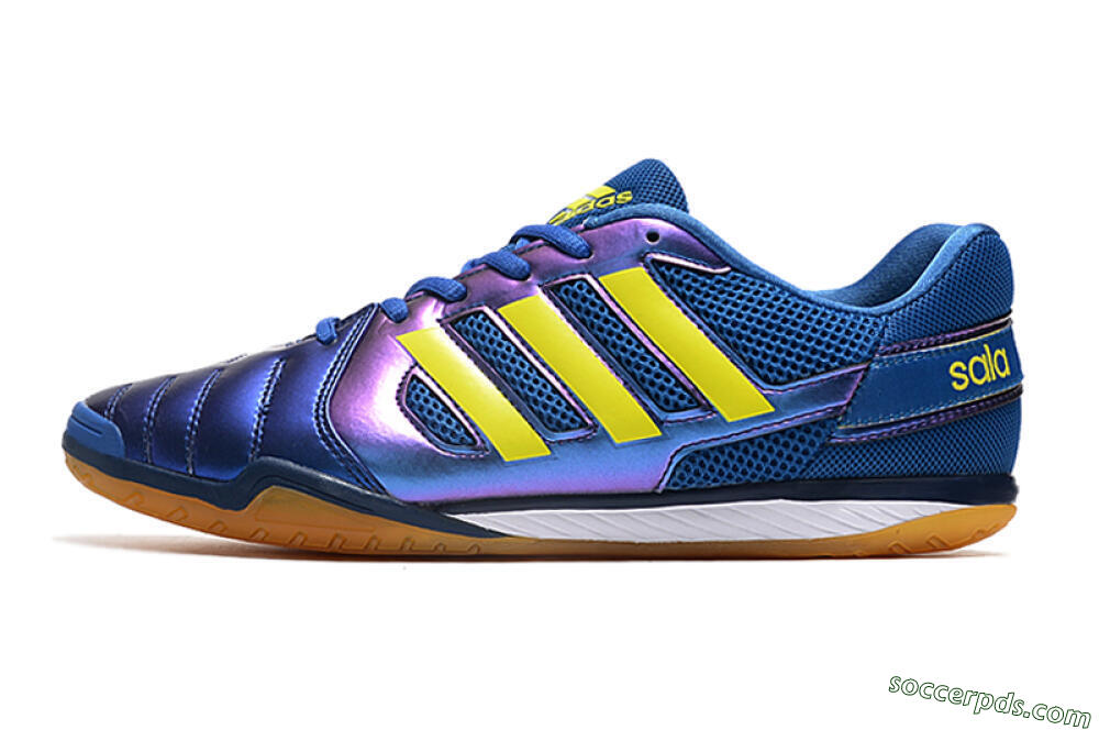 Adidas Top Sala IC Low-Tops Football Shoes - Blue/Yellow/White 2