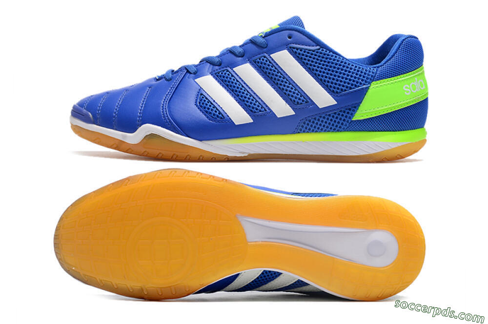 Adidas Top Sala IC Low-Tops Football Shoes - Blue/White/Yellow 0