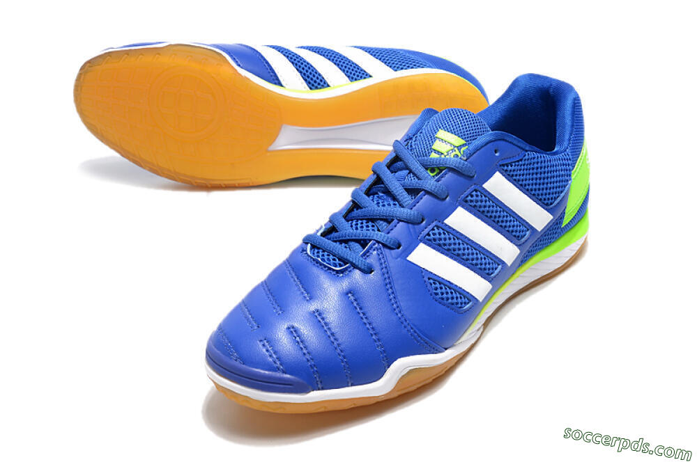 Adidas Top Sala IC Low-Tops Football Shoes - Blue/White/Yellow 3
