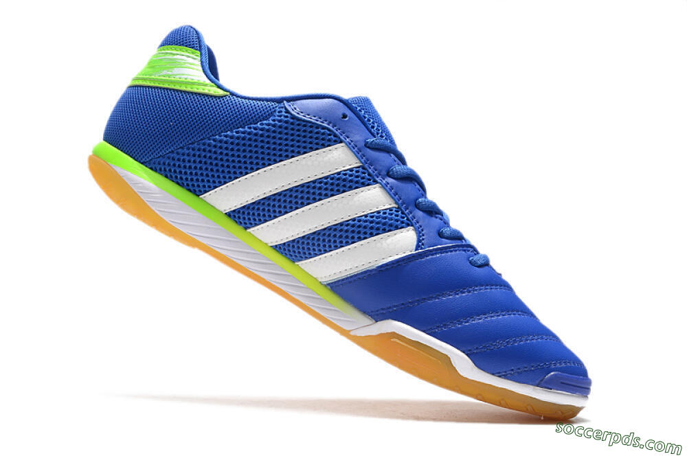 Adidas Top Sala IC Low-Tops Football Shoes - Blue/White/Yellow 4