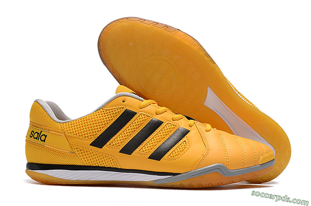 Adidas Top Sala IC Low-Tops Football Shoes - Yellow/Black/White 1