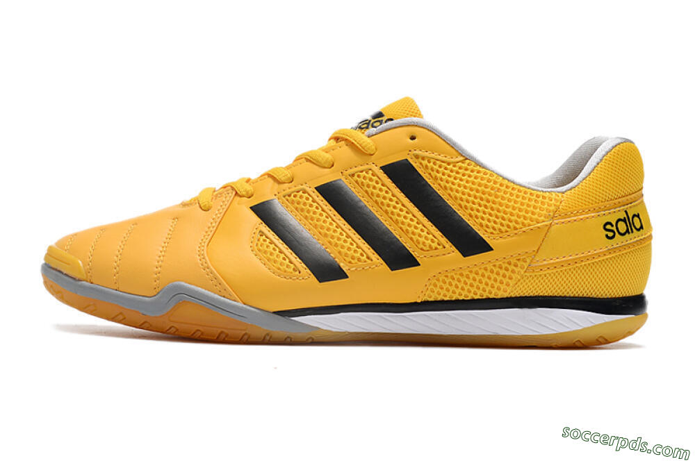 Adidas Top Sala IC Low-Tops Football Shoes - Yellow/Black/White 2