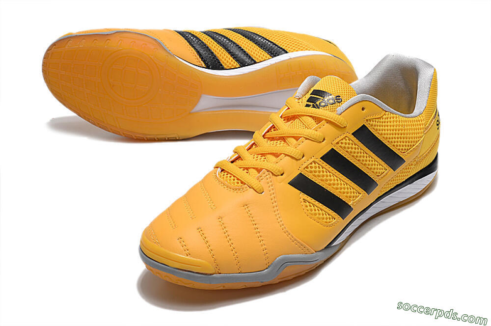 Adidas Top Sala IC Low-Tops Football Shoes - Yellow/Black/White 3