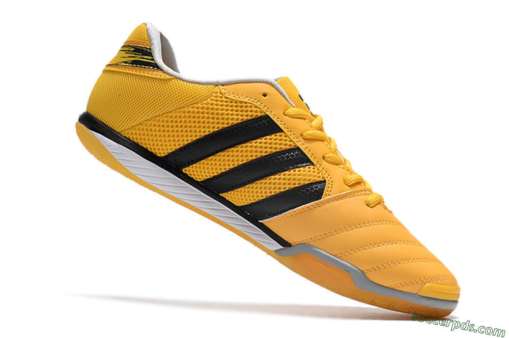 Adidas Top Sala IC Low-Tops Football Shoes - Yellow/Black/White 4