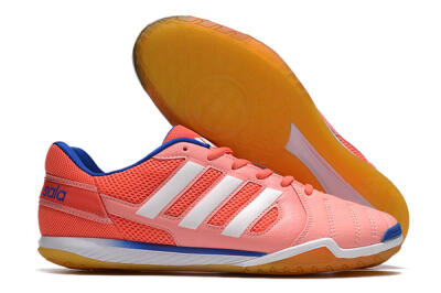 Adidas Top Sala IC Low-Tops Football Shoes - Pink/White/Blue