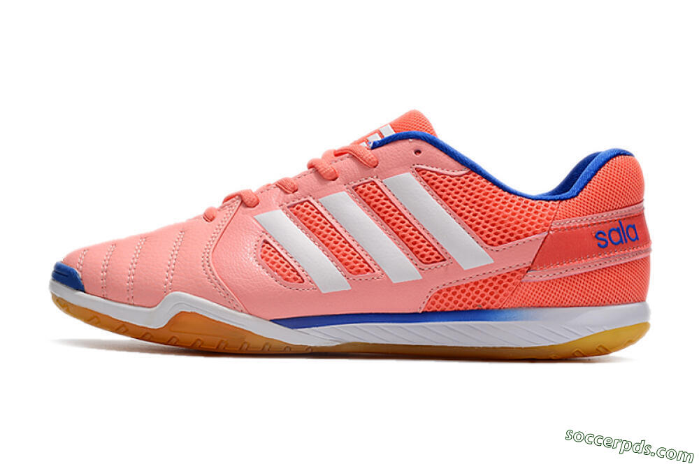 Adidas Top Sala IC Low-Tops Football Shoes - Pink/White/Blue 2