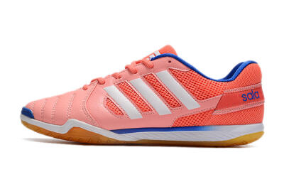 Adidas Top Sala IC Low-Tops Football Shoes - Pink/White/Blue