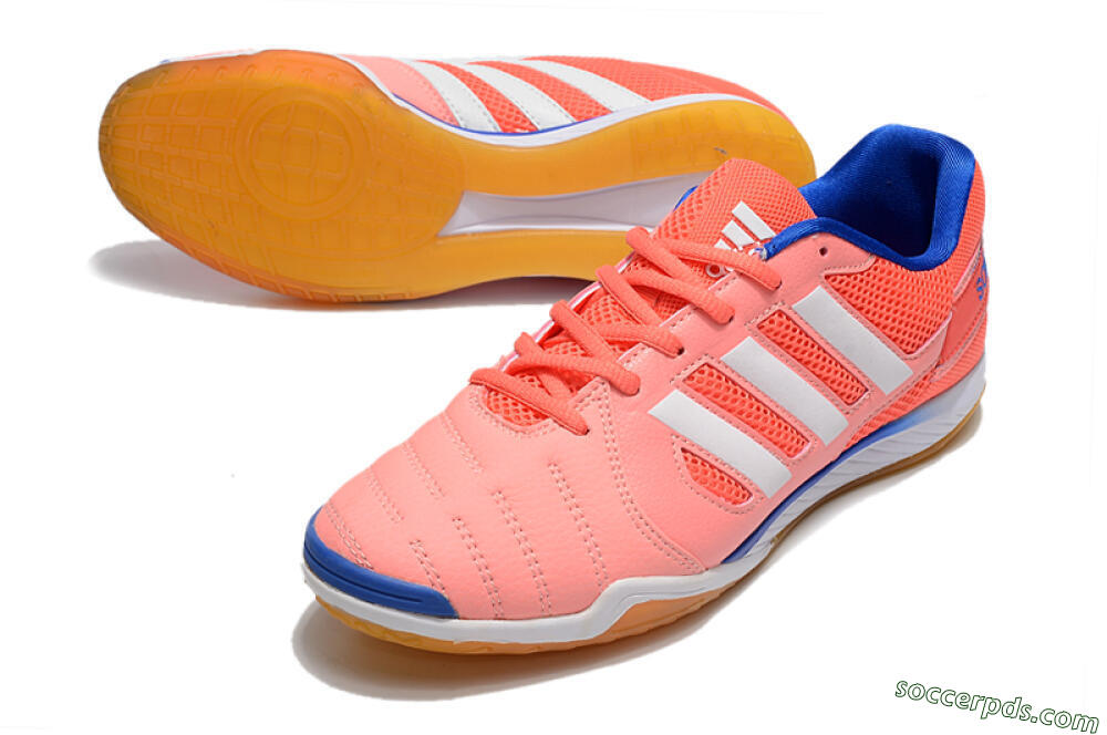 Adidas Top Sala IC Low-Tops Football Shoes - Pink/White/Blue 3