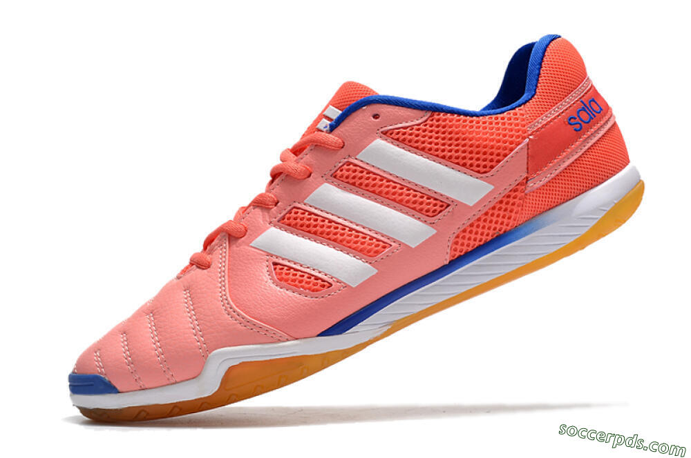 Adidas Top Sala IC Low-Tops Football Shoes - Pink/White/Blue 5
