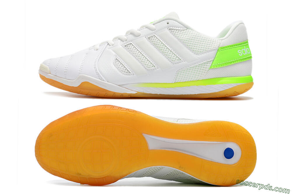 Adidas Top Sala IC Low-Tops Football Shoes - White/Yellow 0