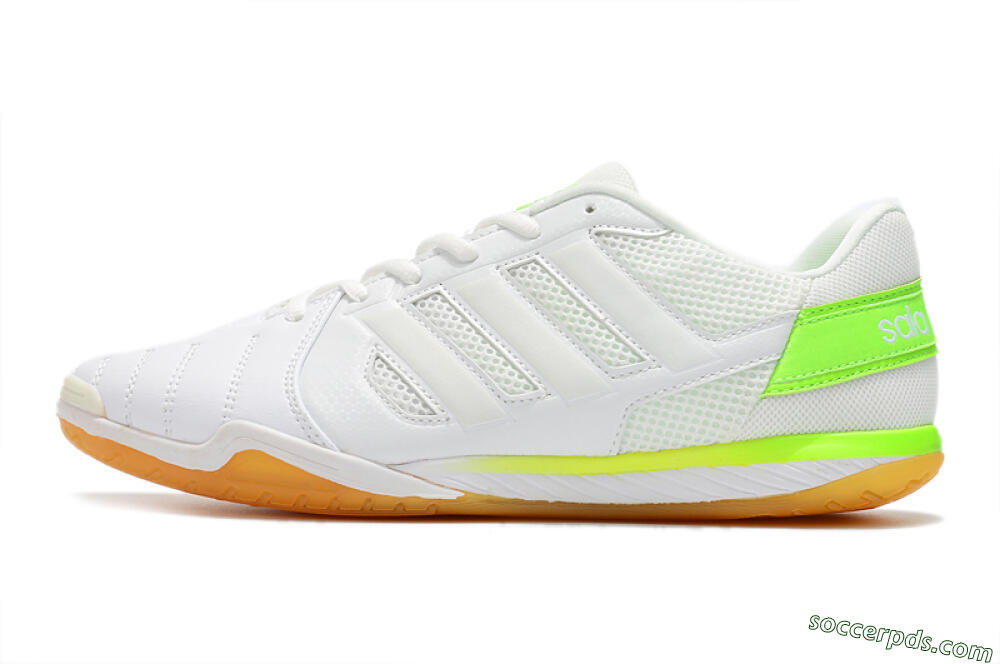 Adidas Top Sala IC Low-Tops Football Shoes - White/Yellow 2