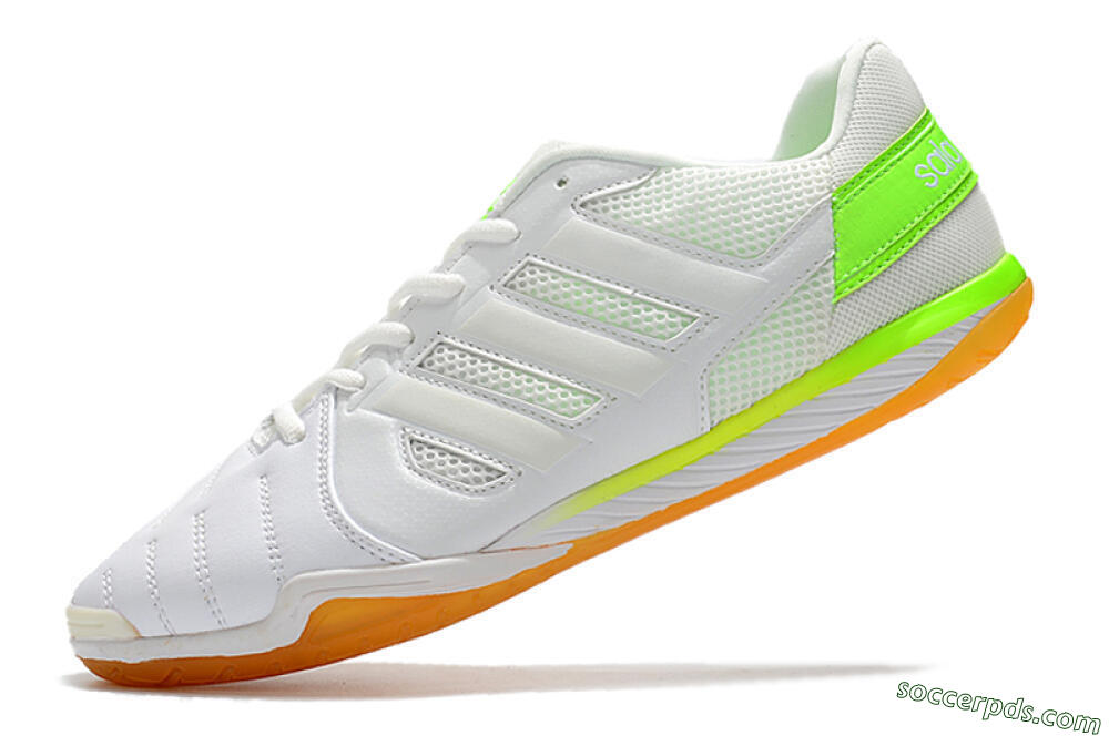 Adidas Top Sala IC Low-Tops Football Shoes - White/Yellow 5