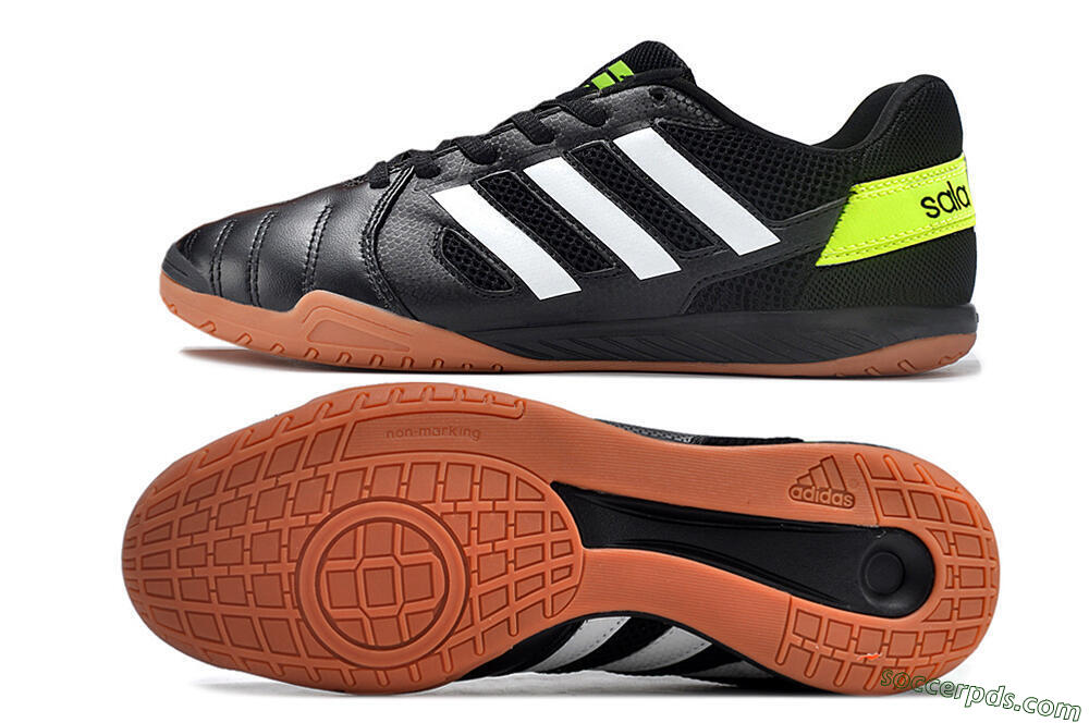 Adidas Top Sala IC Low-Tops Football Shoes - Black/White/Yellow 0