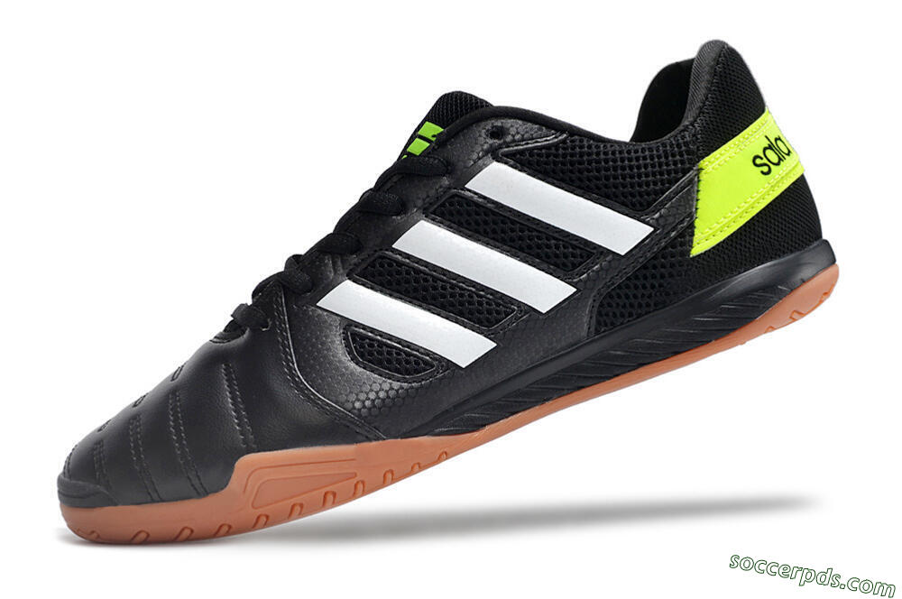 Adidas Top Sala IC Low-Tops Football Shoes - Black/White/Yellow 5
