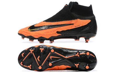 Nike Phantom GX DF Elite FG High-Tops Football Boots - Orange/Black/Gold