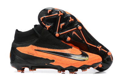 Nike Phantom GX DF Elite FG High-Tops Football Boots - Orange/Black/Gold