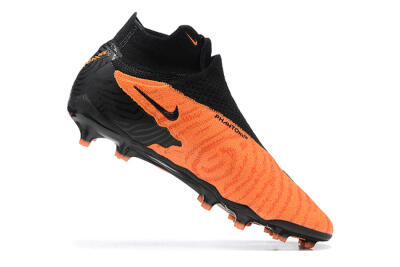 Nike Phantom GX DF Elite FG High-Tops Football Boots - Orange/Black/Gold