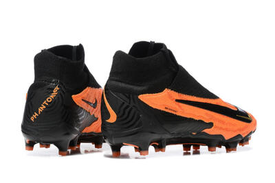 Nike Phantom GX DF Elite FG High-Tops Football Boots - Orange/Black/Gold
