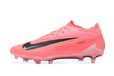 Nike Phantom GX Elite FG Low-Tops Football Boots - Pink/Black/White