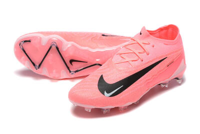 Nike Phantom GX Elite FG Low-Tops Football Boots - Pink/Black/White