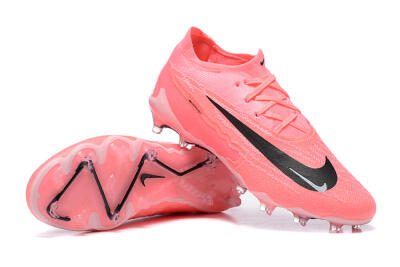 Nike Phantom GX Elite FG Low-Tops Football Boots - Pink/Black/White