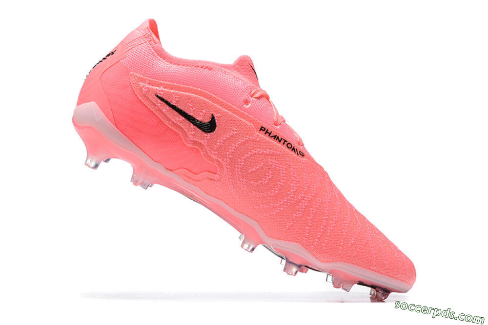 Nike Phantom GX Elite FG Low-Tops Football Boots - Pink/Black/White 7