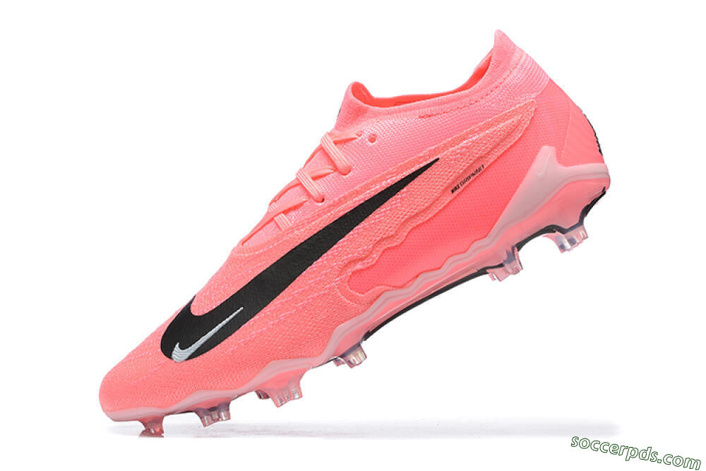Nike Phantom GX Elite FG Low-Tops Football Boots - Pink/Black/White 8