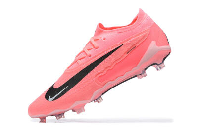 Nike Phantom GX Elite FG Low-Tops Football Boots - Pink/Black/White