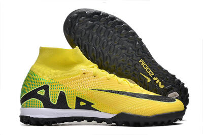 Nike Air Zoom Mercurial Superfly 9 Elite TF High-Tops Football Shoes - Yellow/Black/White