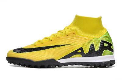 Nike Air Zoom Mercurial Superfly 9 Elite TF High-Tops Football Shoes - Yellow/Black/White
