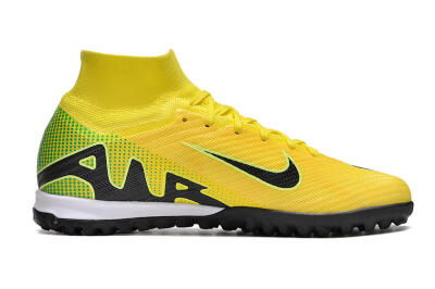 Nike Air Zoom Mercurial Superfly 9 Elite TF High-Tops Football Shoes - Yellow/Black/White