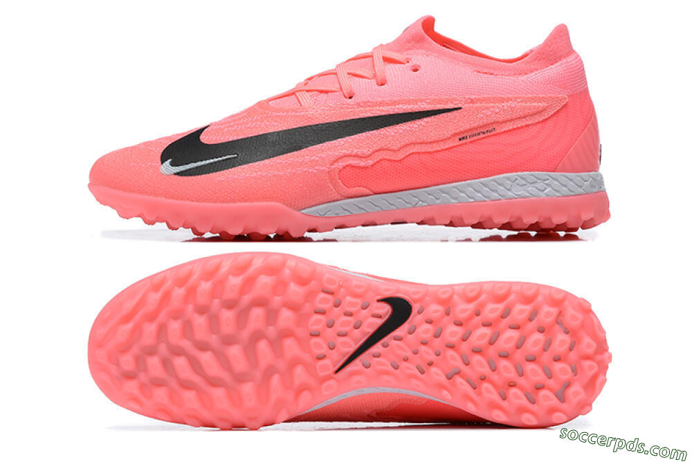 Nike Phantom GX Elite TF Low-Tops Football Shoes - Pink/Black/White 0