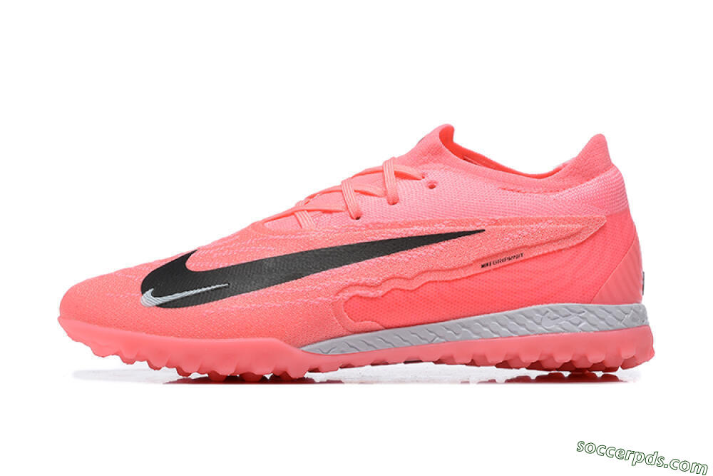 Nike Phantom GX Elite TF Low-Tops Football Shoes - Pink/Black/White 2