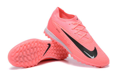 Nike Phantom GX Elite TF Low-Tops Football Shoes - Pink/Black/White