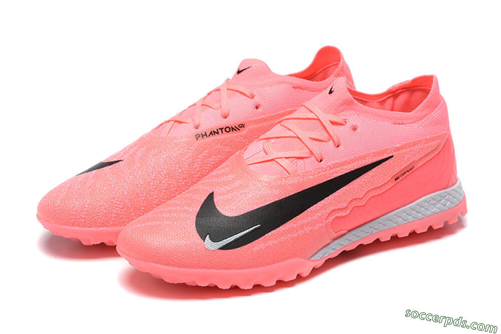 Nike Phantom GX Elite TF Low-Tops Football Shoes - Pink/Black/White 5