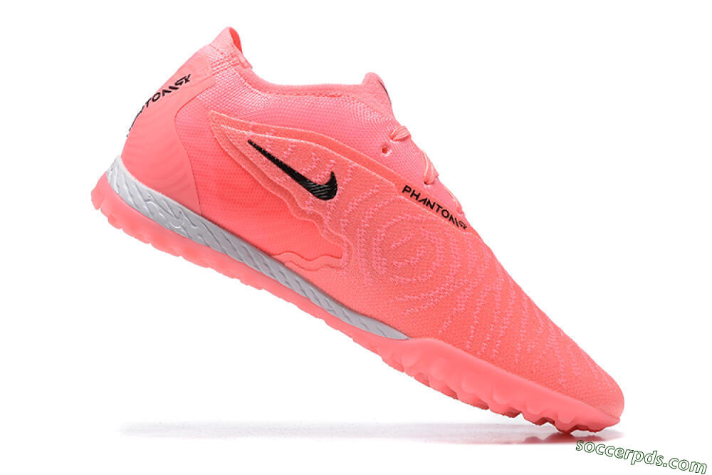 Nike Phantom GX Elite TF Low-Tops Football Shoes - Pink/Black/White 7