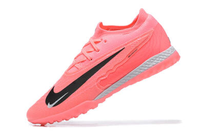 Nike Phantom GX Elite TF Low-Tops Football Shoes - Pink/Black/White