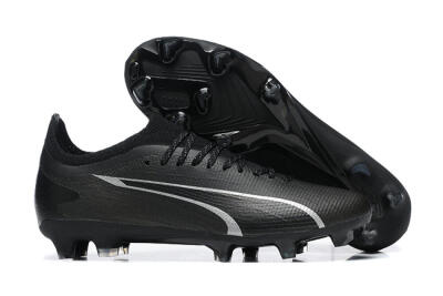 Puma Ultra Ultimate FG Low-Tops Football Boots - Black/Silver