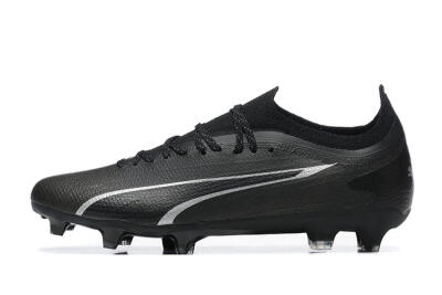 Puma Ultra Ultimate FG Low-Tops Football Boots - Black/Silver