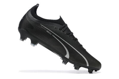 Puma Ultra Ultimate FG Low-Tops Football Boots - Black/Silver