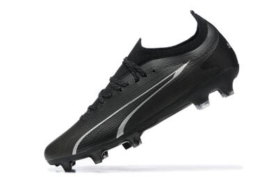 Puma Ultra Ultimate FG Low-Tops Football Boots - Black/Silver