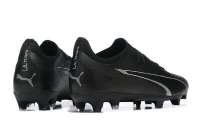 Puma Ultra Ultimate FG Low-Tops Football Boots - Black/Silver