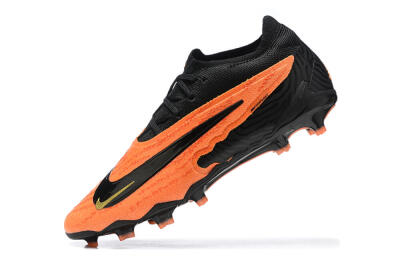 Nike Phantom GX Elite FG Low-Tops Football Boots - Orange/Black/Gold