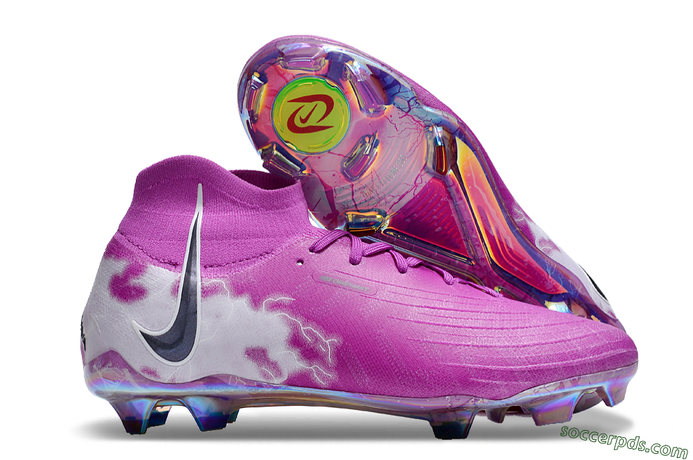Nike Phantom Luna Elite SE NU FG High-Tops Football Boots - Fuchsia Dream/Barely Grape 1